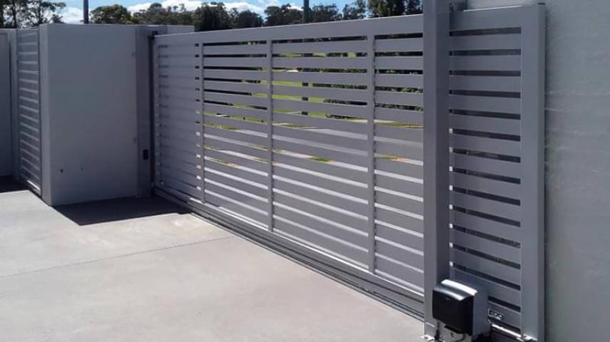 откатные ворота в Крымске